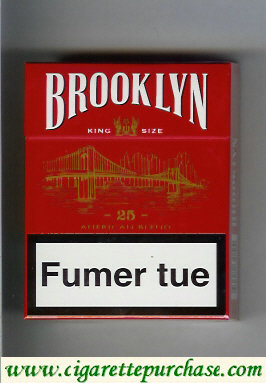 Brooklyn red 25 cigarettes American Blend